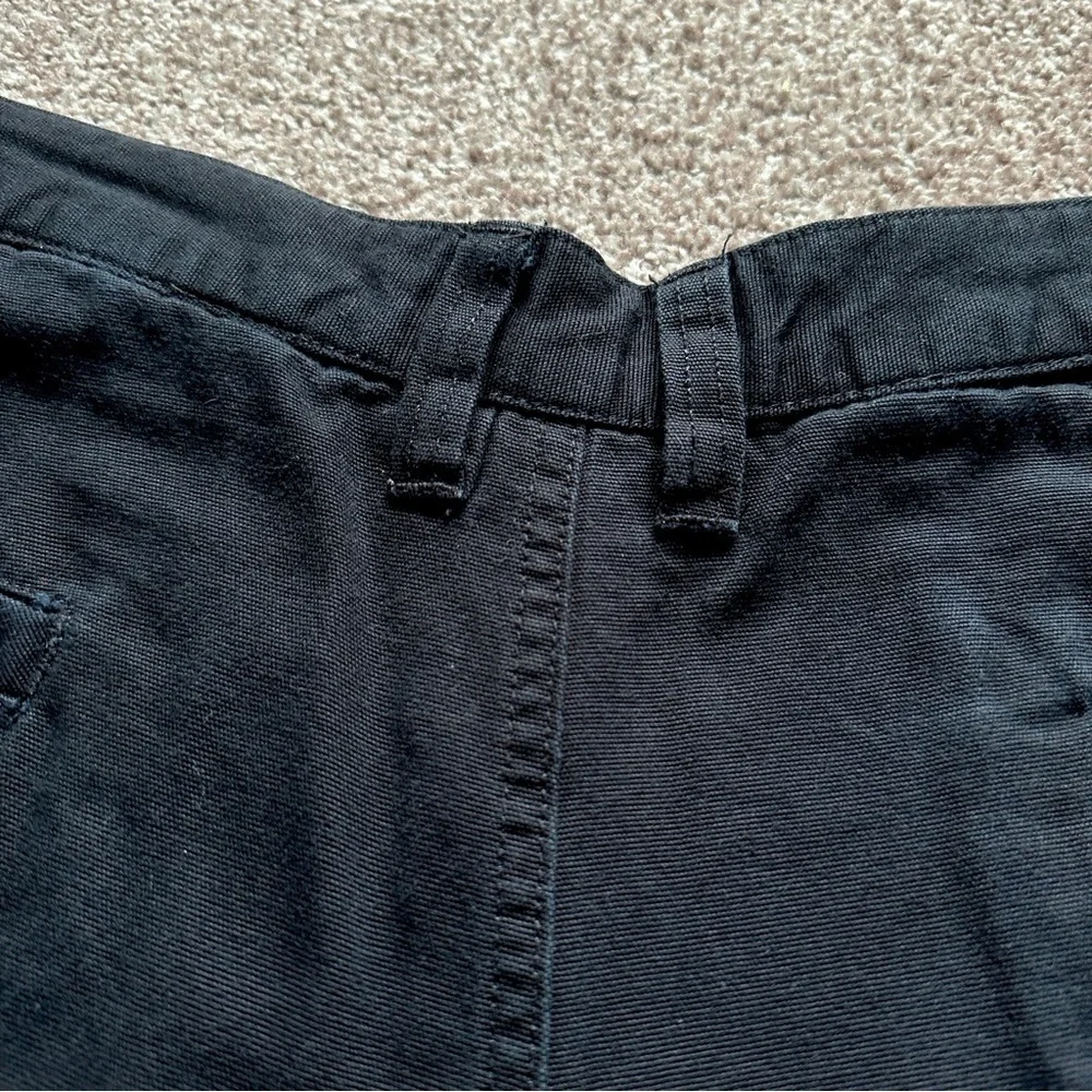 Quiksilver Edition Black Twill Cotton Shorts Men's Size 40 Summer Surfer Skater